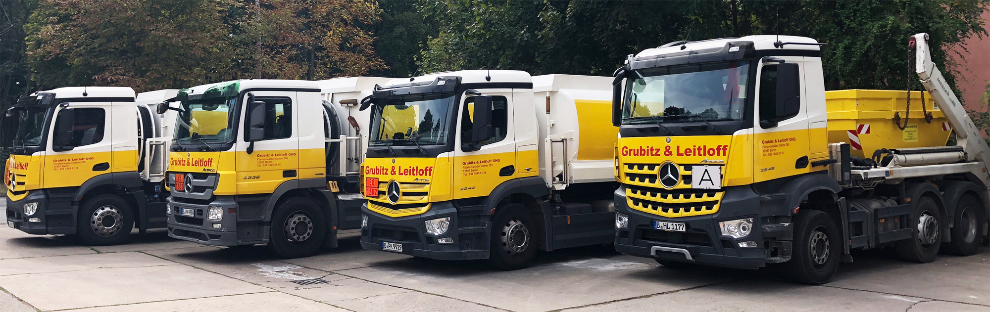 Grubitz & Leitloff Fahrzeugflotte von 2020